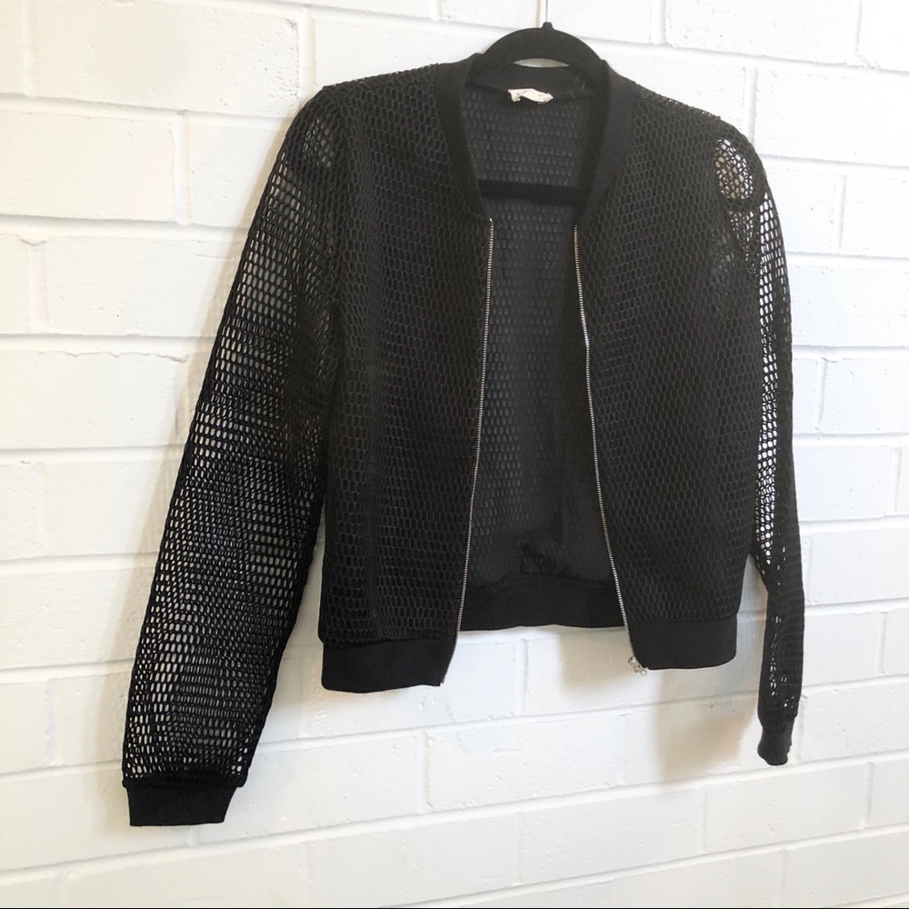 Mesh Jacket with Zipper